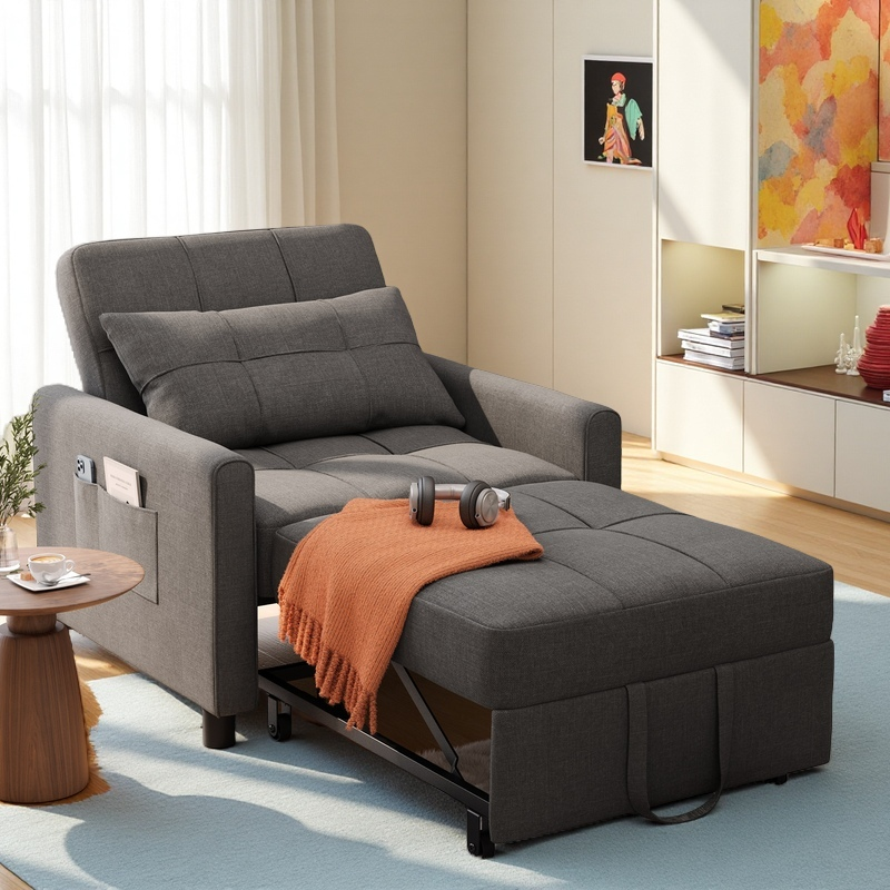 3-in-1 Convertible Sleeper Sofa Bed