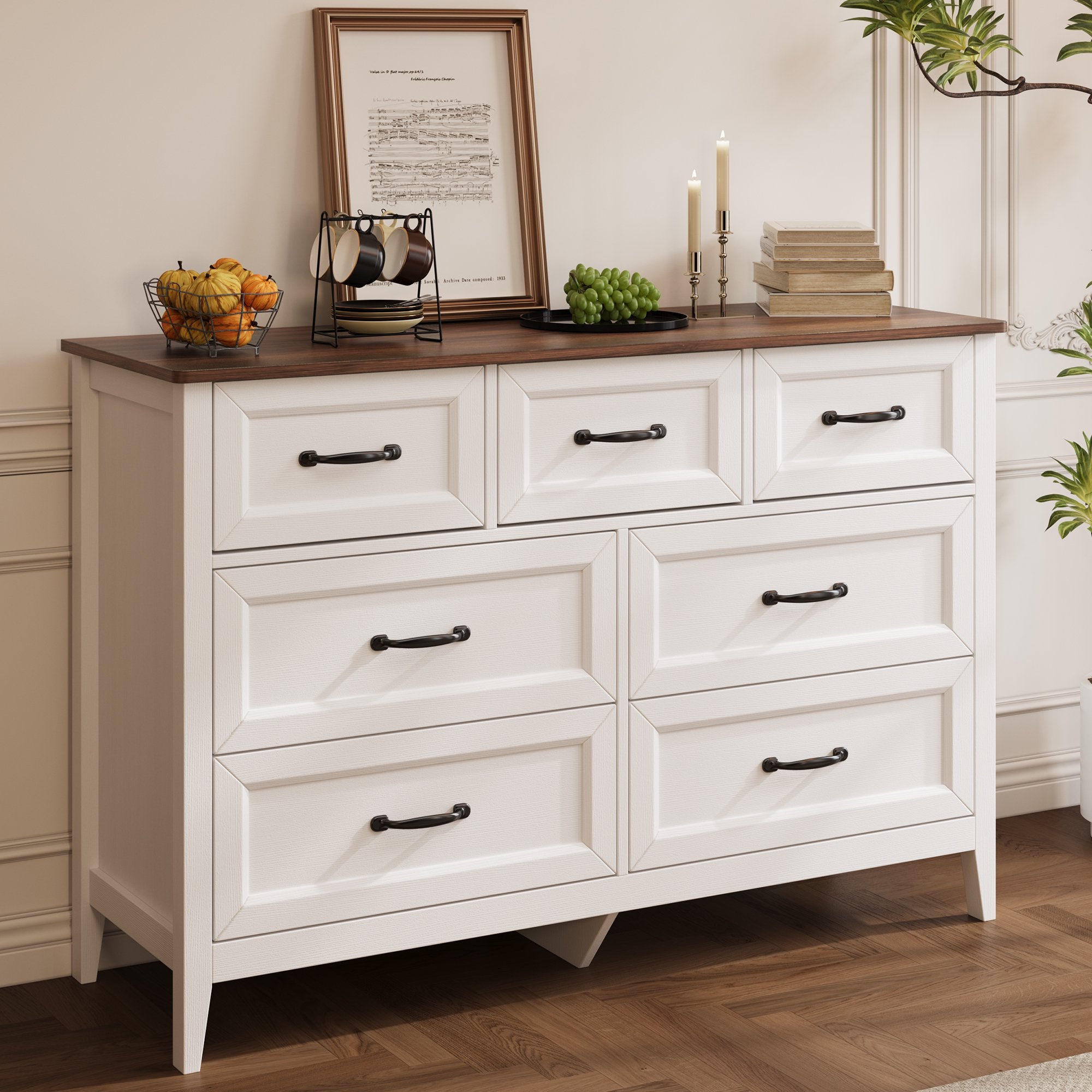 Spacious Tabletop & Versatile Use,Retro