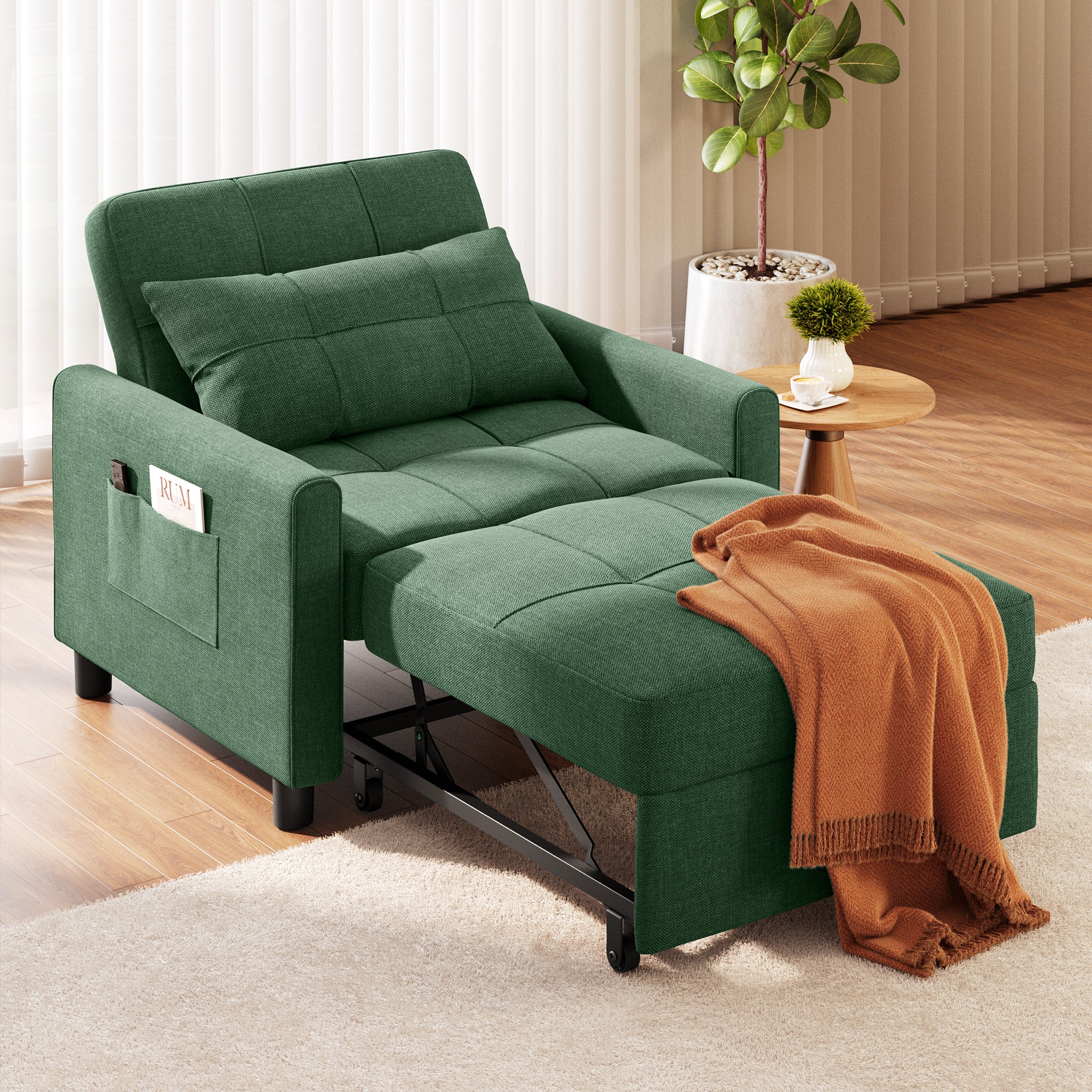 3-in-1 Convertible Sleeper Sofa Bed