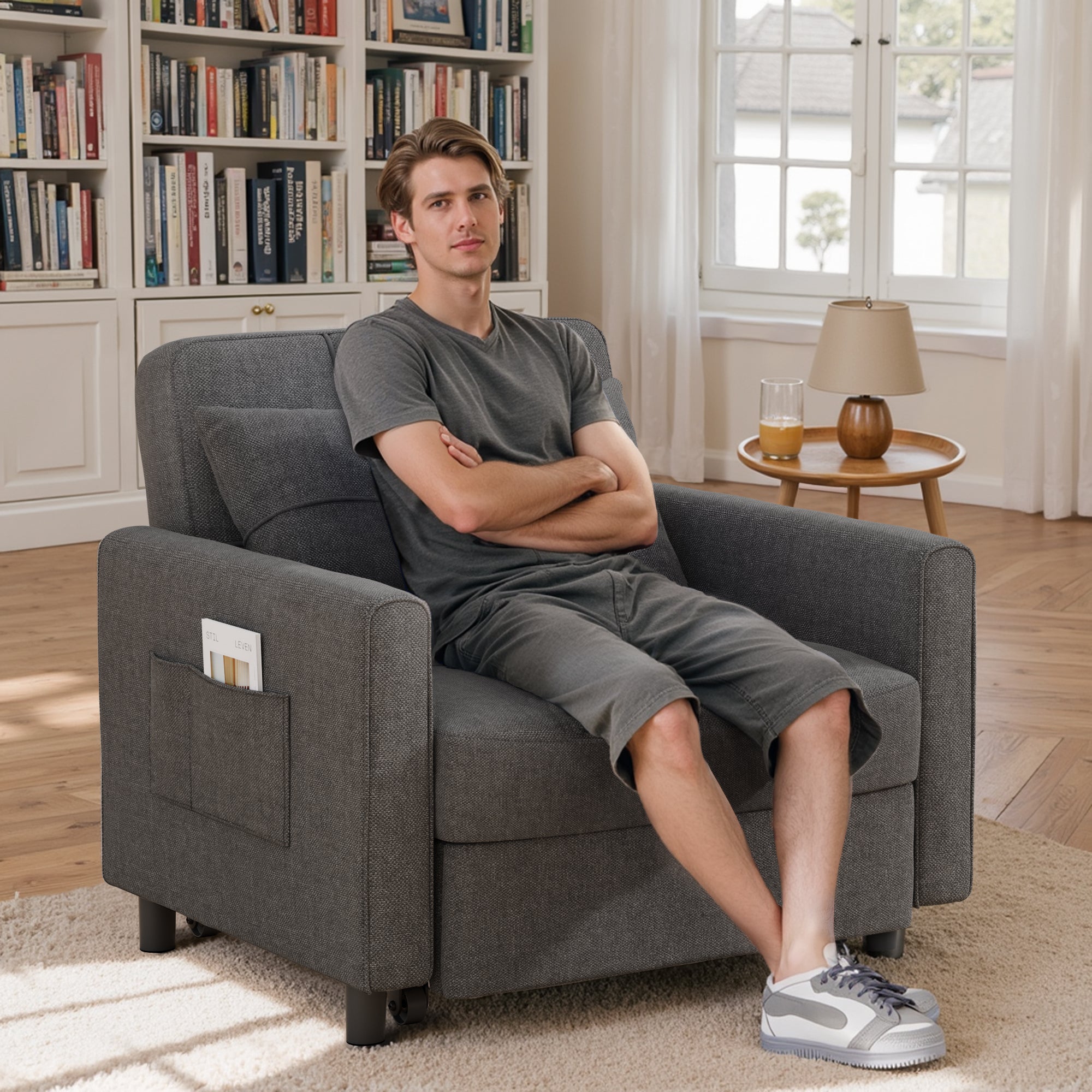 3 in 1 Convertible Sofa Bed Chair